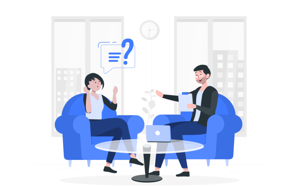 Two persons on a meeting for Pipedrive consultant service in Miami Florida