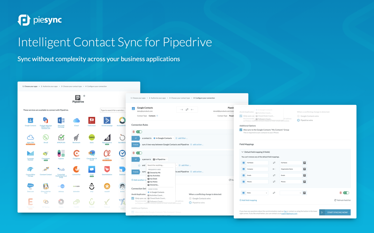 PieSync for Pipedrive